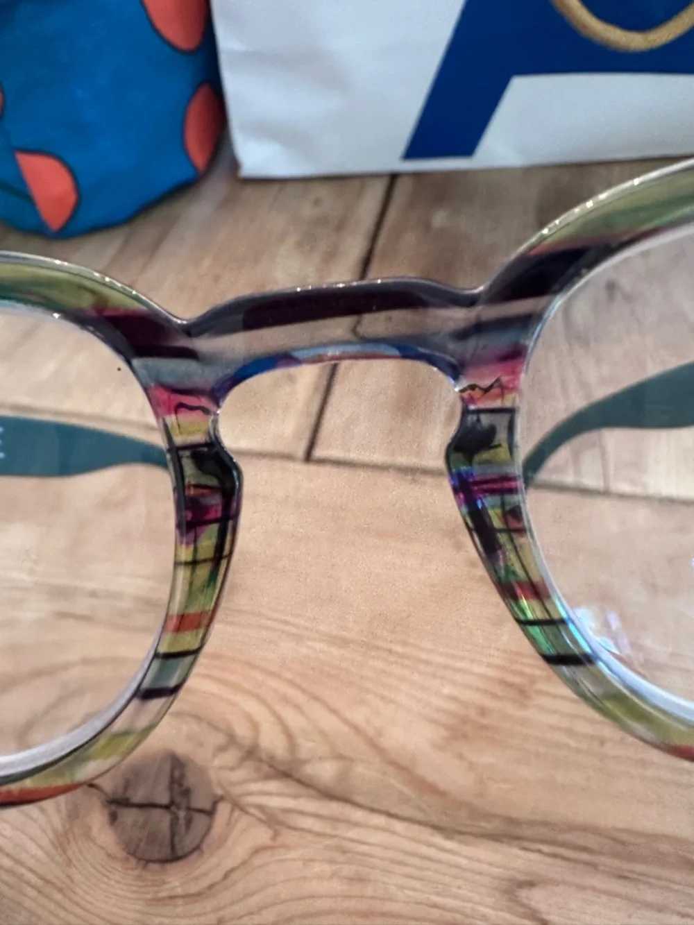 Vince Camuto 25-R VX109 reading glasses Green multicolored frame +3.00 lenses